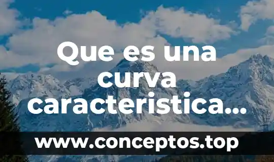 Que es una curva caracteristica de operacion