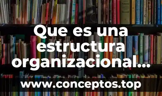 Qué es una intervención en desarrollo organizacional tipos 4 Que es una estructura organizacional de una empresa industrial