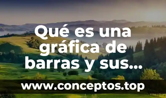 Qué es una gráfica de barras y sus elementos
