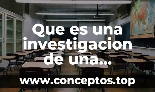 Que es una investigacion de una dificuktad