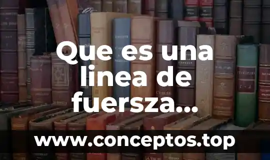 Que es una linea de fuersza guillermo weber