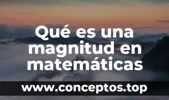 Que es un evento que significa en las matemáticas 4 Qué es una magnitud en matemáticas