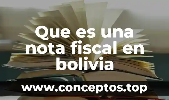 Que es el buzon fiscal 5 Que es una nota fiscal en bolivia