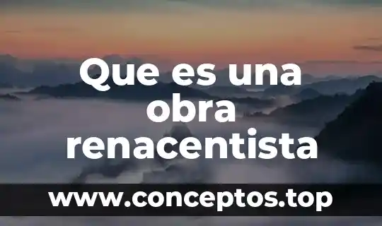 Que es la premisa en una obra de teatro 8 Que es una obra renacentista