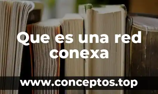 Que es una red conexa