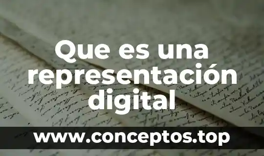 Socio digital que es 5 Que es una representación digital