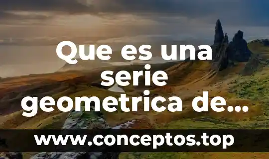 Que es la media luna como figura geometrica 6 Que es una serie geometrica de excel