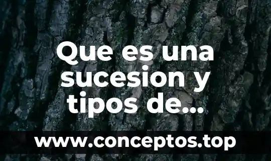 Que es una sucesion y tipos de sucesiones en matematicas