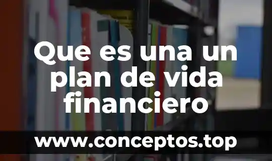 Qué es la muerte y la vida 4 Que es una un plan de vida financiero