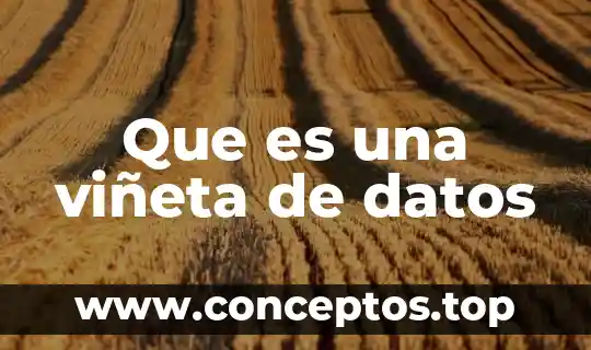 Qué es extend en bases de datos 6 Que es una viñeta de datos