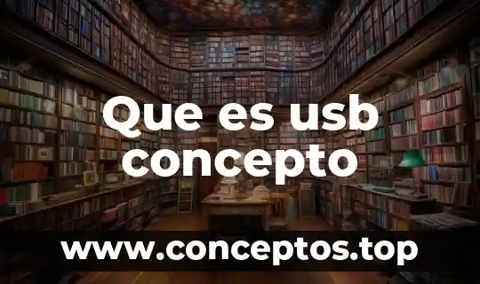 Qué es significado y concepto de la sociedad 3 Que es usb concepto