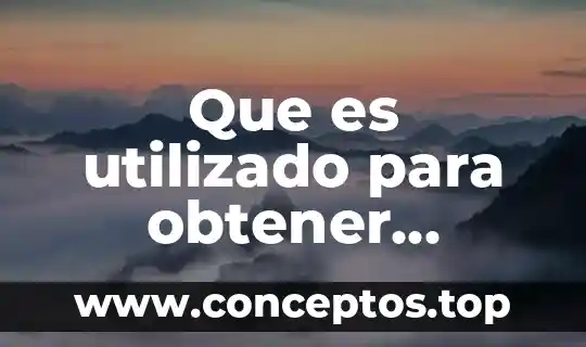 Que es utilizado para obtener informacion de la poblacion