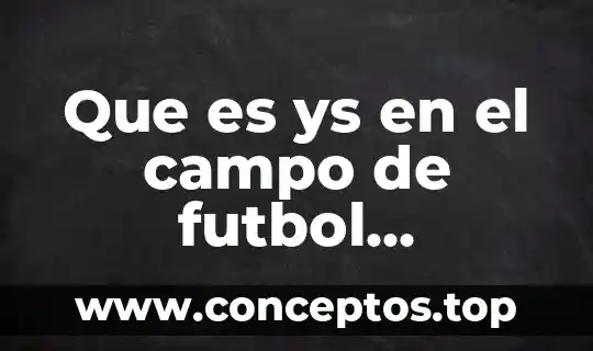 Que es un problema en el campo de la investigacion 3 Que es ys en el campo de futbol americano