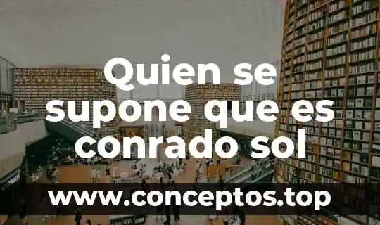 Para qué es el tri vi sol pediátrico 4 Quien se supone que es conrado sol