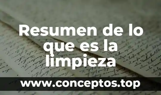 Que es el proceso de composicion daniel cassany resumen 5 Resumen de lo que es la limpieza