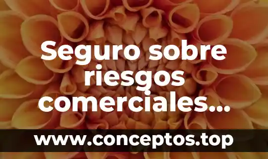 Modelos de contratos comerciales que es 4 Seguro sobre riesgos comerciales que es
