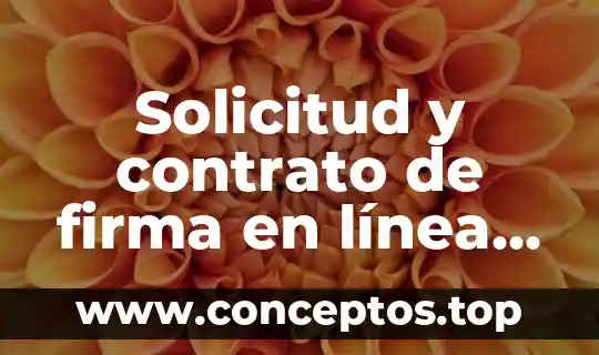 Que es la firma digital impresa para bancos 6 Solicitud y contrato de firma en línea que es
