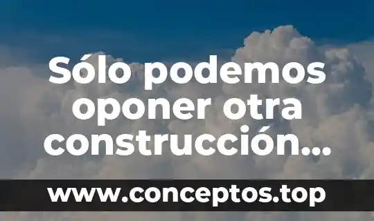 Psicología que es una aproximación diagnóstica 5 Sólo podemos oponer otra construcción que es una aproximación hipotética