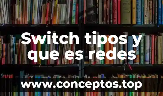Switch tipos y que es redes