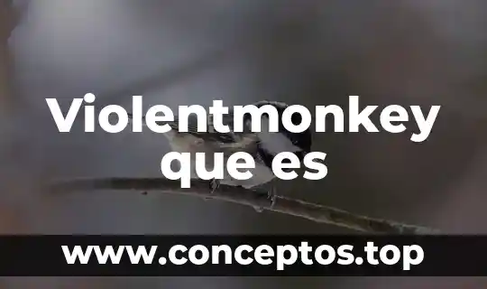Violentmonkey que es