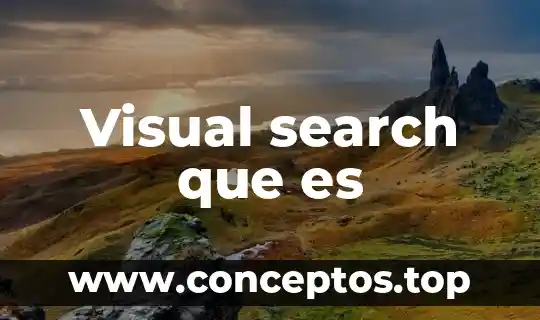 Qué es data driven like en visual 3 Visual search que es