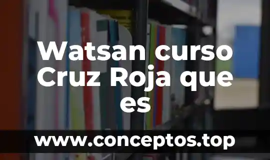 Qué es el movimiento internacional de la cruz roja 5 Watsan curso Cruz Roja que es